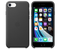 Apple Leather Case do iPhone 7/8/SE czarny - 384317 - zdjęcie 2